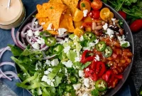 Flavorful Burrito Bowl Recipe with Fresh Toppings and Salsa