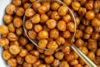 Oven-Roasted Crispy Chickpeas for Snacking and Salads