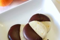 Gluten-Free Vegan Chocolate-Dipped Clementine Sugar Cookies + Cuties Giveaway