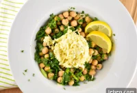 Protein-Packed Egg and Chickpea Salad with Lemon-Dill Dressing