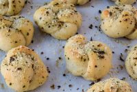 Crispy Parmesan Garlic Knots Recipe for Homemade Bread Rolls