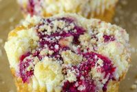 Raspberry Streusel Muffins with Brown Sugar Crumble
