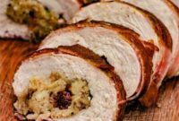 Bacon-Wrapped Turkey Breast Roulade Recipe for Holiday Dinner