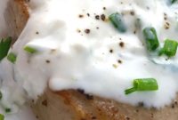 Instant Pot Pork Chops in Creamy Chive Sauce