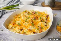 Smoky Loaded Cheese Potatoes: Oven-Baked Comfort Side Dish