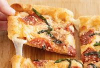 Cheesy Stuffed-Crust Tortilla Pizza Recipe for Crispy Thin Crust