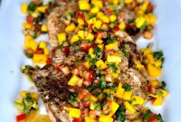 Spicy Pork Chops with Mango Lime Salsa Recipe