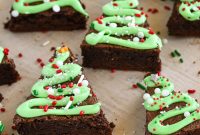 Festive Christmas Brownies Recipe with Holiday Decorations