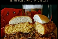 Smoked Pulled Pig Wing Sliders with Fried Mac ’n’ Cheese