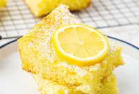 2-Ingredient Lemon Bars Recipe — Quick Citrus Dessert