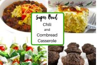 Super Bowl Chili and Cornbread Casserole for Game Day Guests