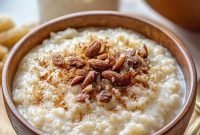 Dairy-Free Rice Pudding Naturally Sweetened with Dates