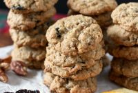 Orange Cherry Oatmeal Pecan Cookies Recipe