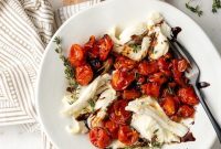 Pan-Roasted Winter Caprese Salad with Caramelized Tomatoes and Burrata