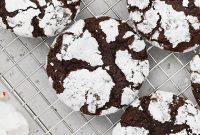 Gluten-Free Peppermint Chocolate Crinkle Cookies Recipe