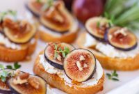 Fig and Goat Cheese Crostini Recipe for Entertaining