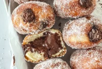 Chocolate Custard Brioche Donuts Recipe: Soft Brioche Filled with Chocolate Custard