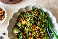Blueberry Corn Salad with Honey-Lime Dressing