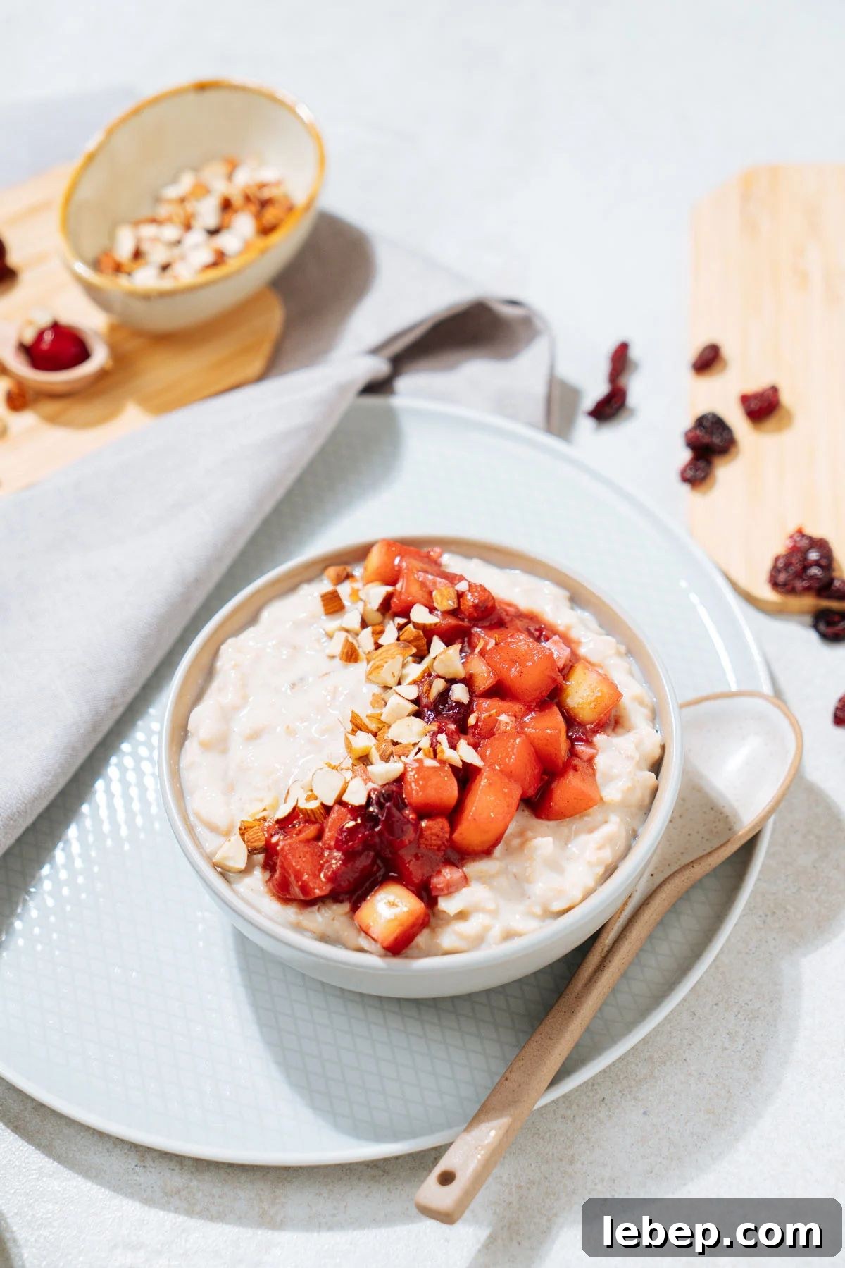 21 High-Protein Oatmeal Recipes for Muscle, Weight Loss & Energy 16 protein powder oatmeal with winter apple
