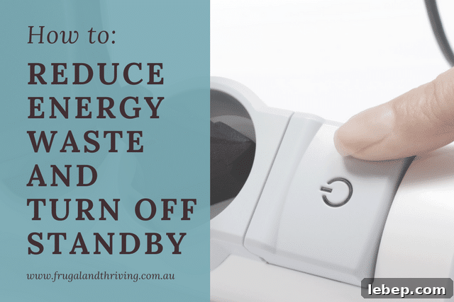 Reduce Energy Waste and Turn Off Standby