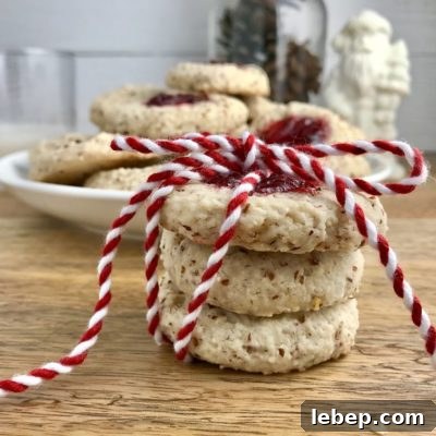 Lemon Almond Wine Thumbprint Cookies Kitchen Gone Rogue