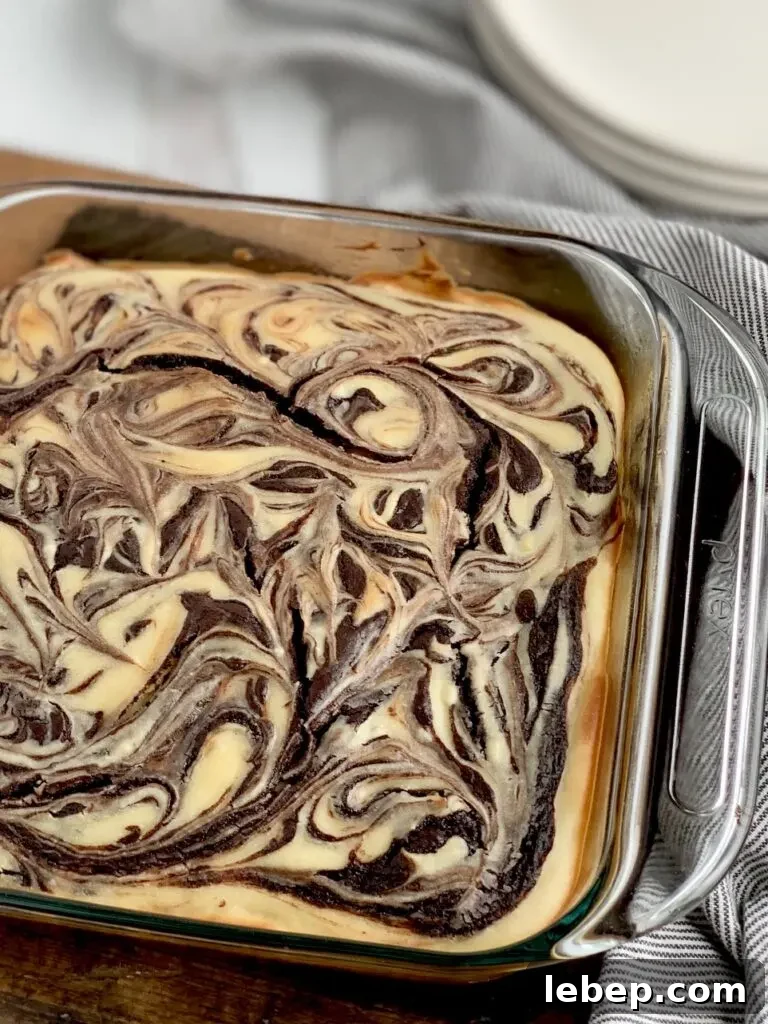 Decadent Cheesecake Swirl Brownies — Rich Chocolate & Cream Cheese 3 img 12289 4