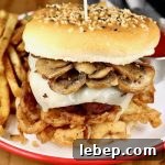 Grilled Mushroom & Swiss Burger Recipe for Juicy Flavor 4 Grilled Mushroom & Swiss Burgers