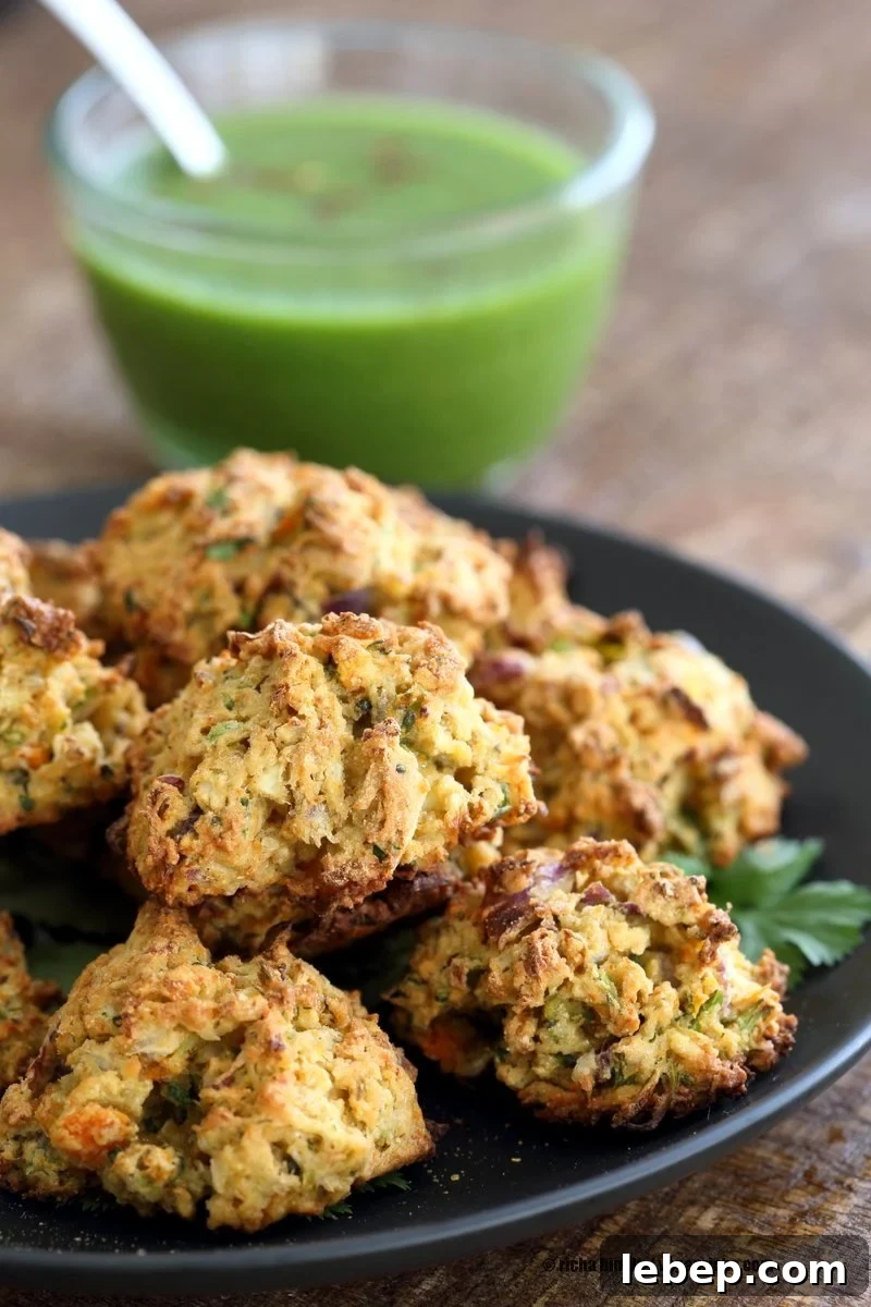 Broccoli, Cauliflower, potatoes, carrots and greens in this Mixed Vegetable Pakora. Baked Veggie Pakore Bhajjiya. #Vegan #Soyfree #Recipe. Easily #Glutenfree | VeganRicha.com