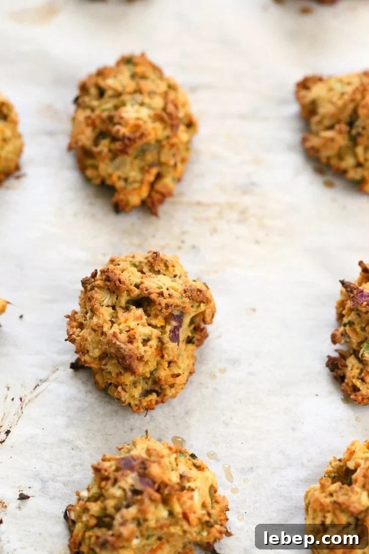 Broccoli, Cauliflower, potatoes, carrots and greens in this Mixed Vegetable Pakora. Baked Veggie Pakore Bhajjiya. Vegan Soyfree Recipe. Easily Glutenfree | VeganRicha.com