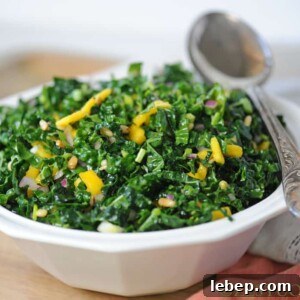 Chopped Mango Kale Salad