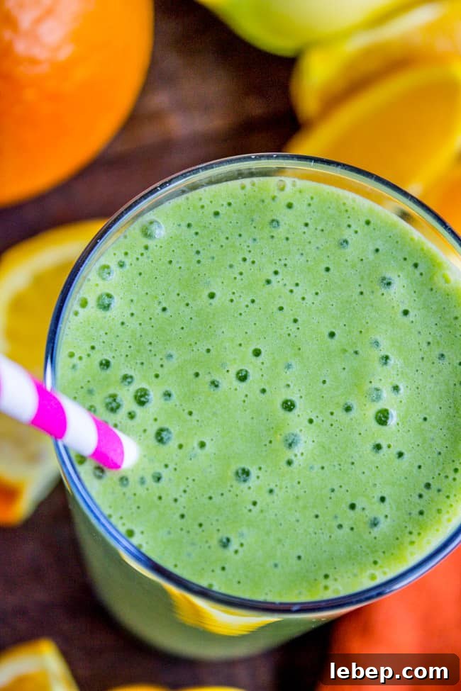 Green Orange Julius Smoothie Recipe for a Creamy Citrus Boost 6 Green Orange Julius Smoothie from The Food Charlatan