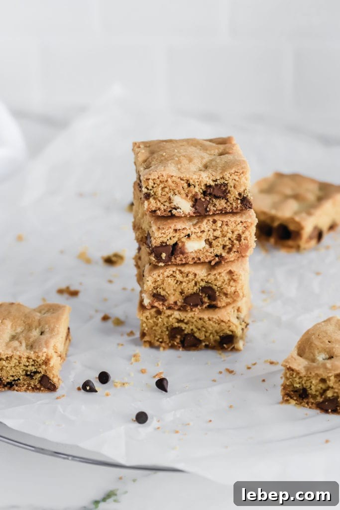 chewy moist blondie recipe