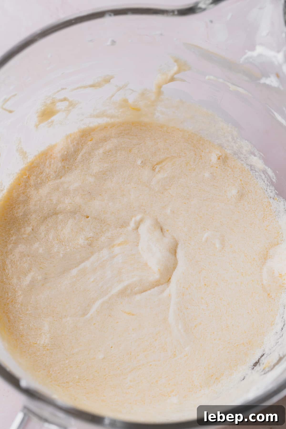 Wet ingredients in a bowl.
