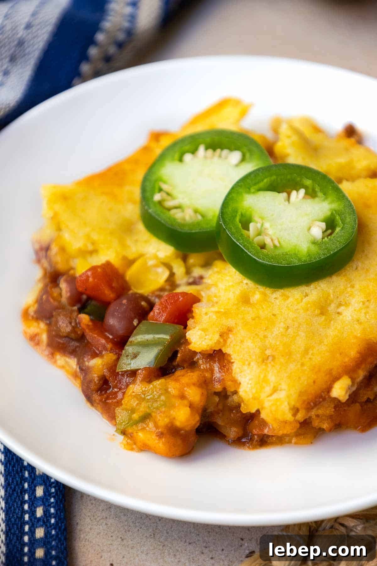 Canned Chili Cornbread Casserole Recipe for Quick Weeknight Dinner 11 Chili cornbread casserole.