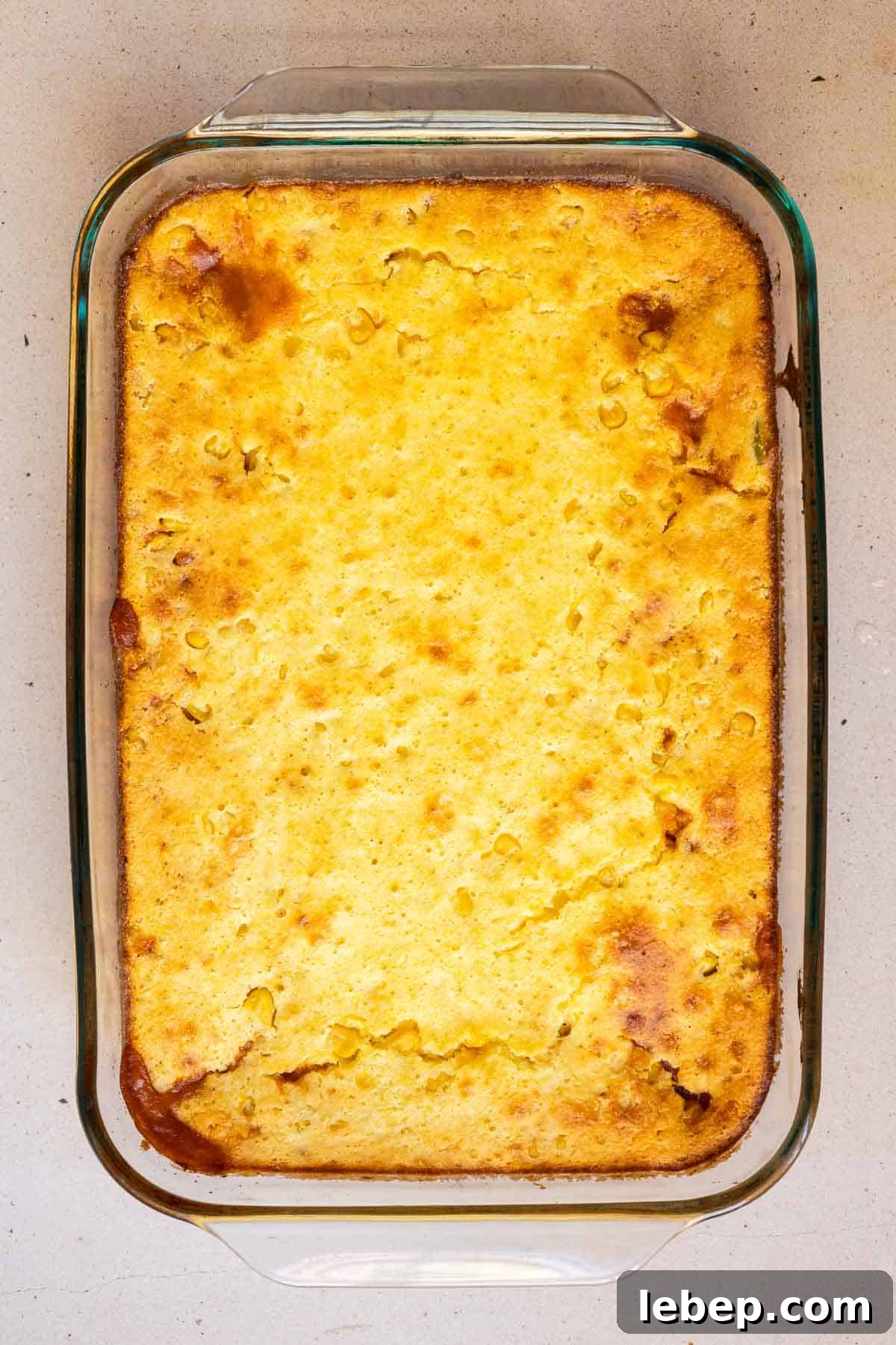 Canned Chili Cornbread Casserole Recipe for Quick Weeknight Dinner 9 The casserole is baked until golden brown.