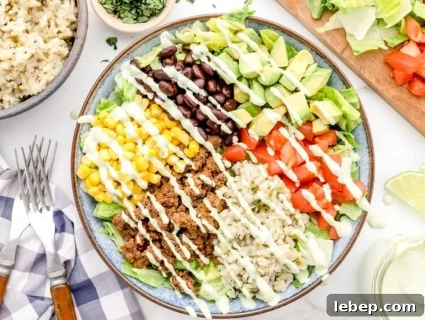 Walking Tacos: Portable Taco Cups for Parties and Snacks 3 Taco bowl with dressing drizzled on top.