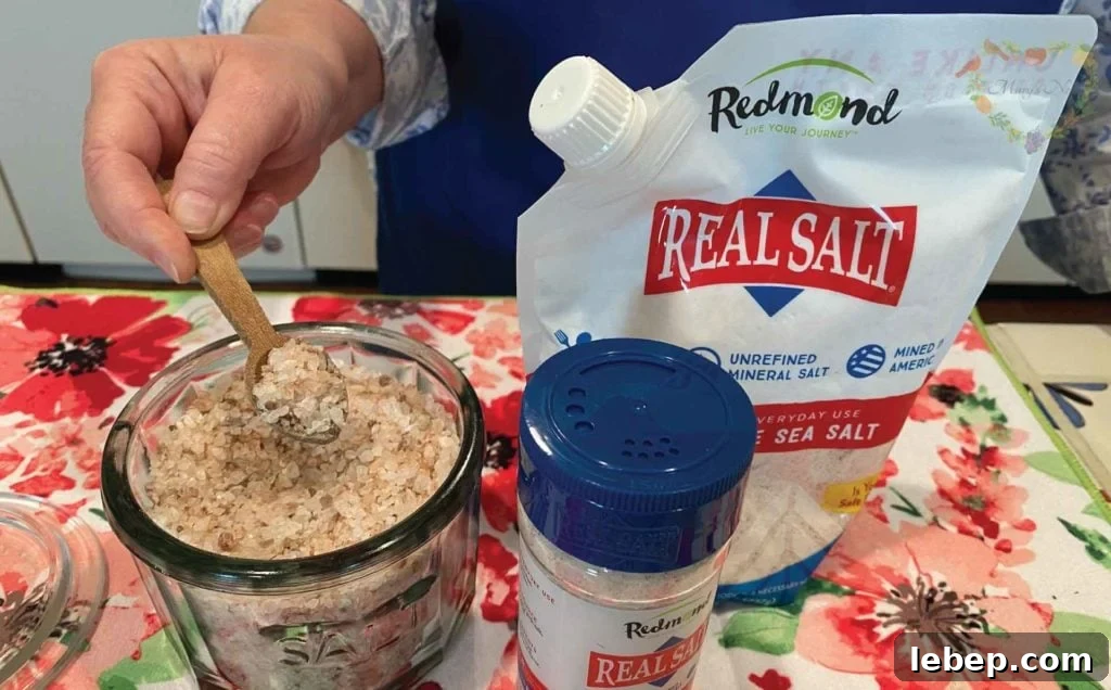 Redmond Real Salt jar