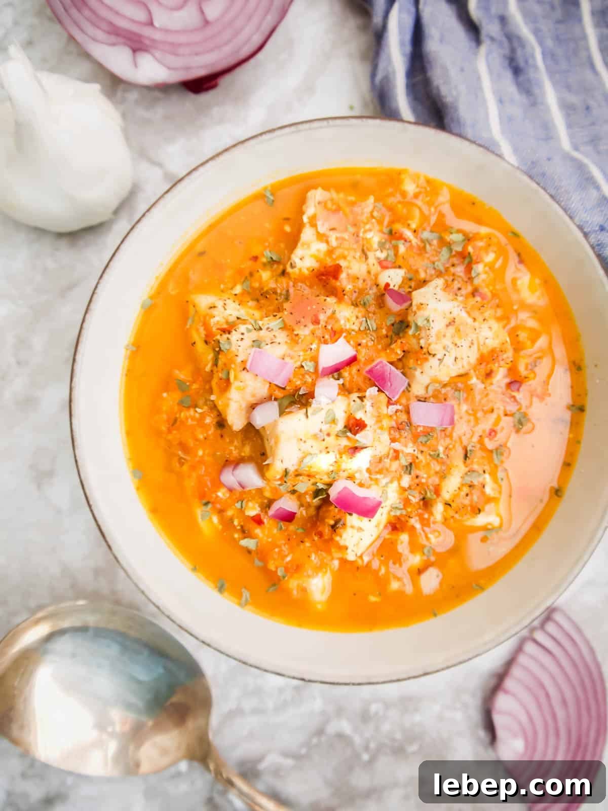 Cherry Tomato Sauce with Chicken in a bowl.