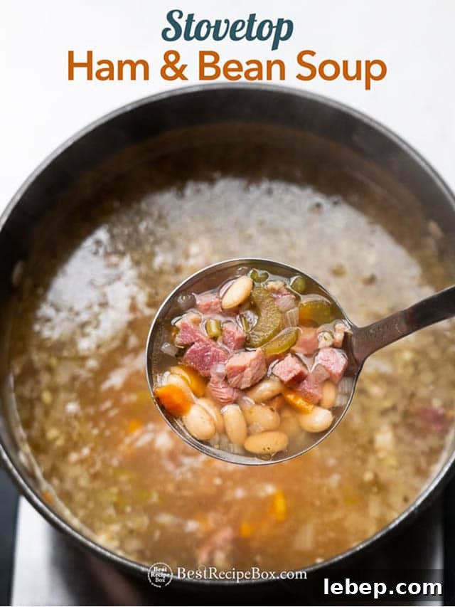 Stovetop Ham and Bean Soup Recipe — Ready in Minutes 8 QUICK & EASY HAM & BEAN SOUP RECIPE