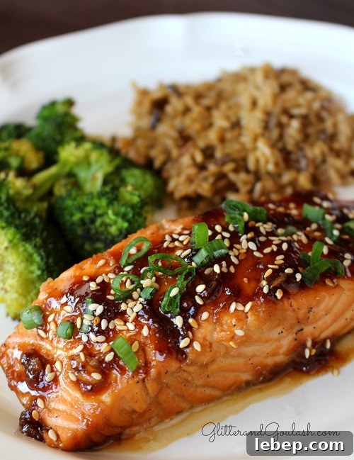 Sticky Bourbon-Glazed Salmon with Sautéed Greens 2 img 1737 1