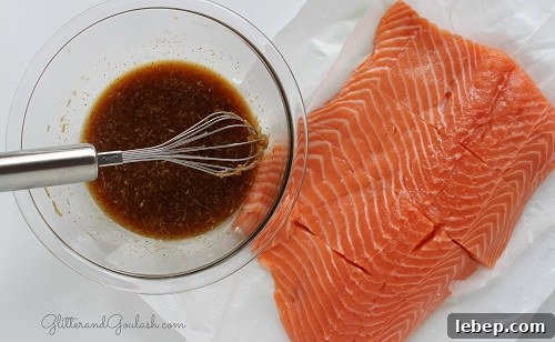 Sticky Bourbon-Glazed Salmon with Sautéed Greens 4 img 1737 3