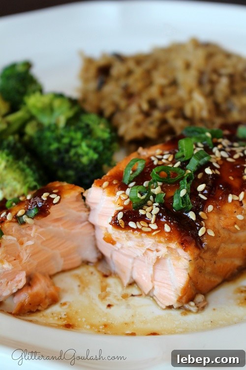 Sticky Bourbon-Glazed Salmon with Sautéed Greens 9 img 1737 8