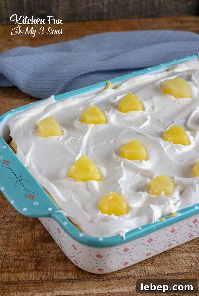 Pineapple Poke Cake