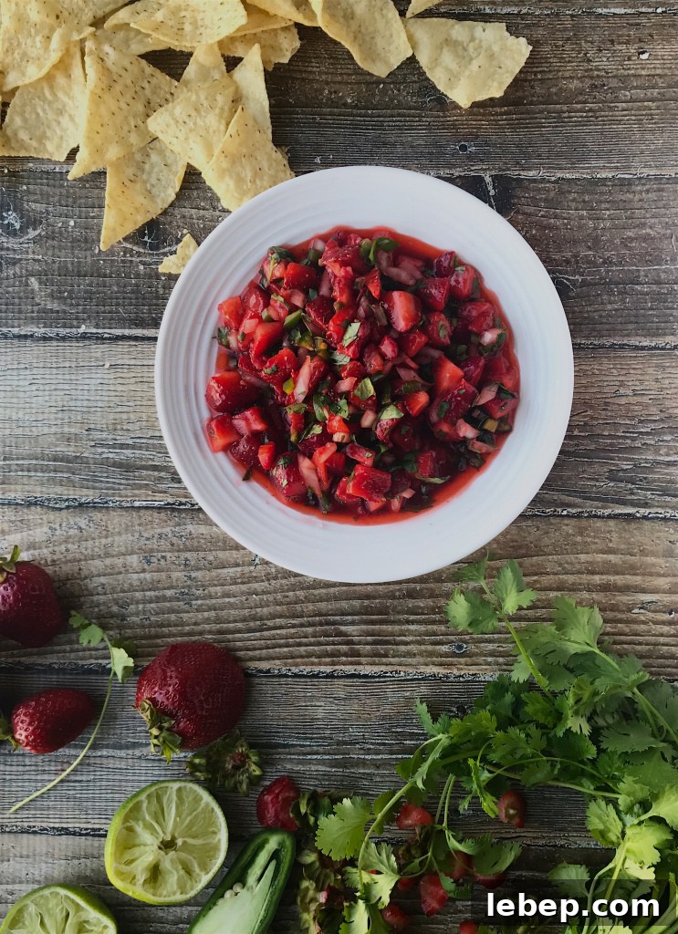 summertime strawberry salsa