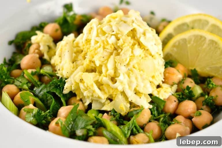 Protein-Packed Egg and Chickpea Salad with Lemon-Dill Dressing 4 Egg and Chickpea Salad