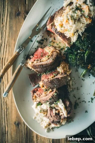 Tender Melt-in-Your-Mouth Eye of Round Roast Recipe 14 Crab stuffed beef tenderloin