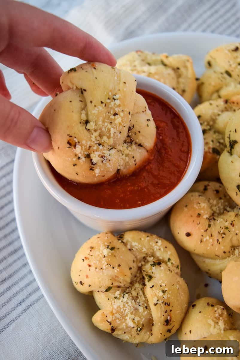 Crispy Parmesan Garlic Knots Recipe for Homemade Bread Rolls 5 Parmesan Garlic Knots
