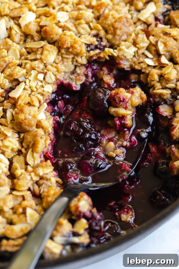 Mixed Berry Oat and Almond Crisp Recipe 17 Can I get a scoop of Mixed Berry Oat Almond Crisp?
