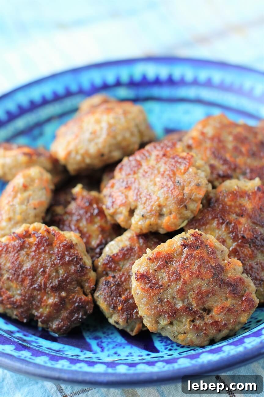 Make Sausage Patties at Home with Kids: Kid-Friendly Recipe and Tips 2 Blue Plate with Homemade Sausage Patties