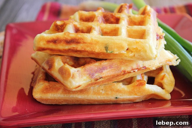 Cheddar and Bacon Waffles